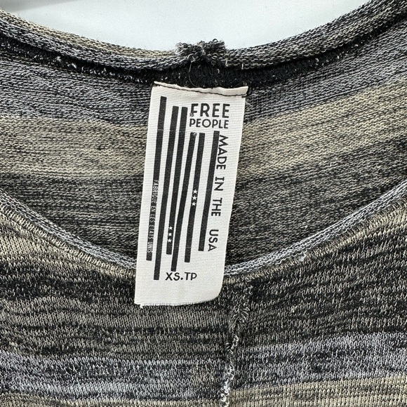 WE THE FREE Carolina Haaci marled oversized Boho natural lightweight sweater. XS - Picture 4 of 10